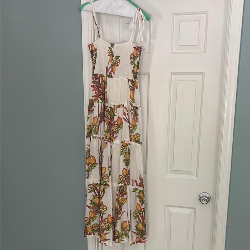 Modaposa Floral Maxi Dress with Spaghetti Straps